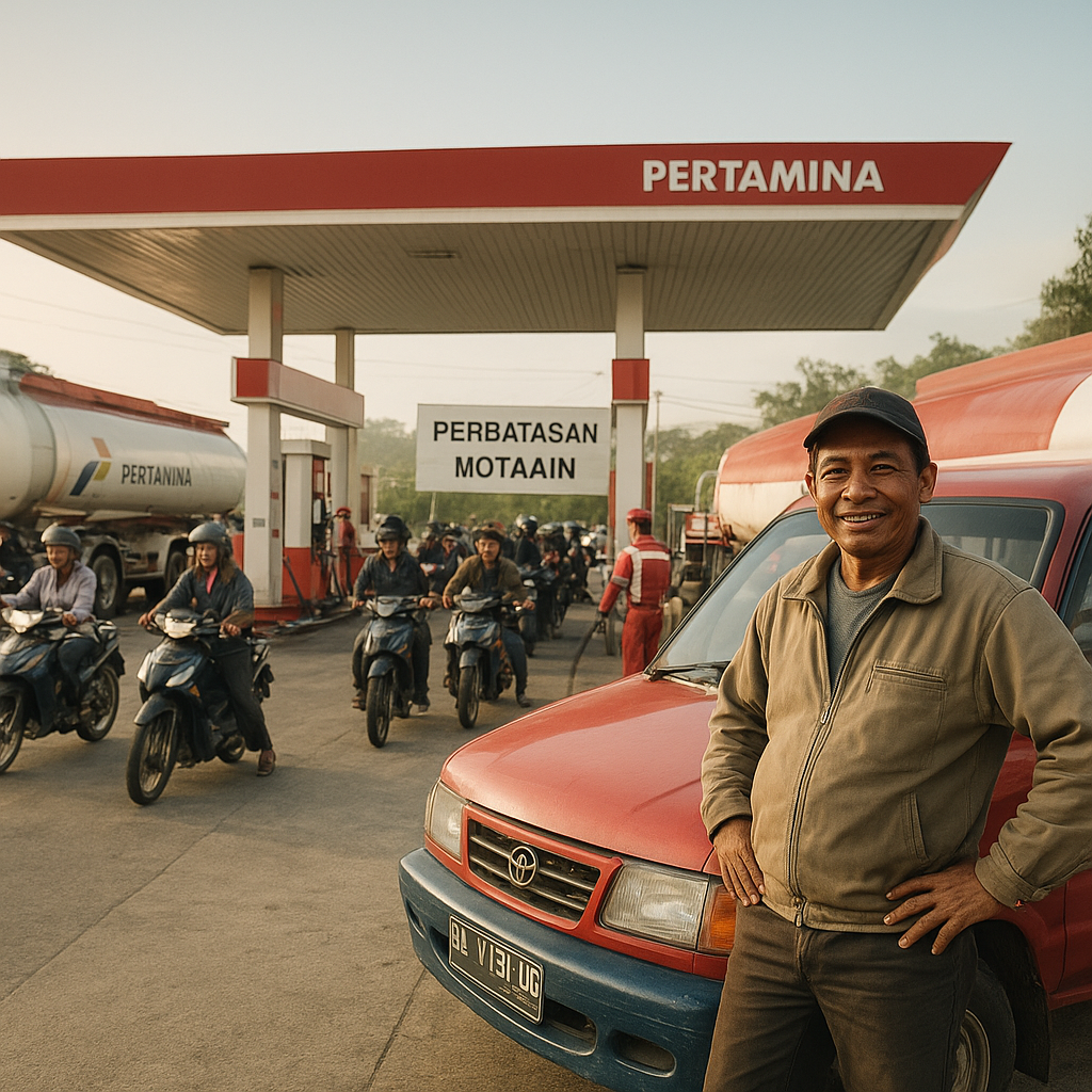 Pasokan BBM Mulai Lancar di Perbatasan Motaain, Warga Tak Lagi Antre Berhari-hari