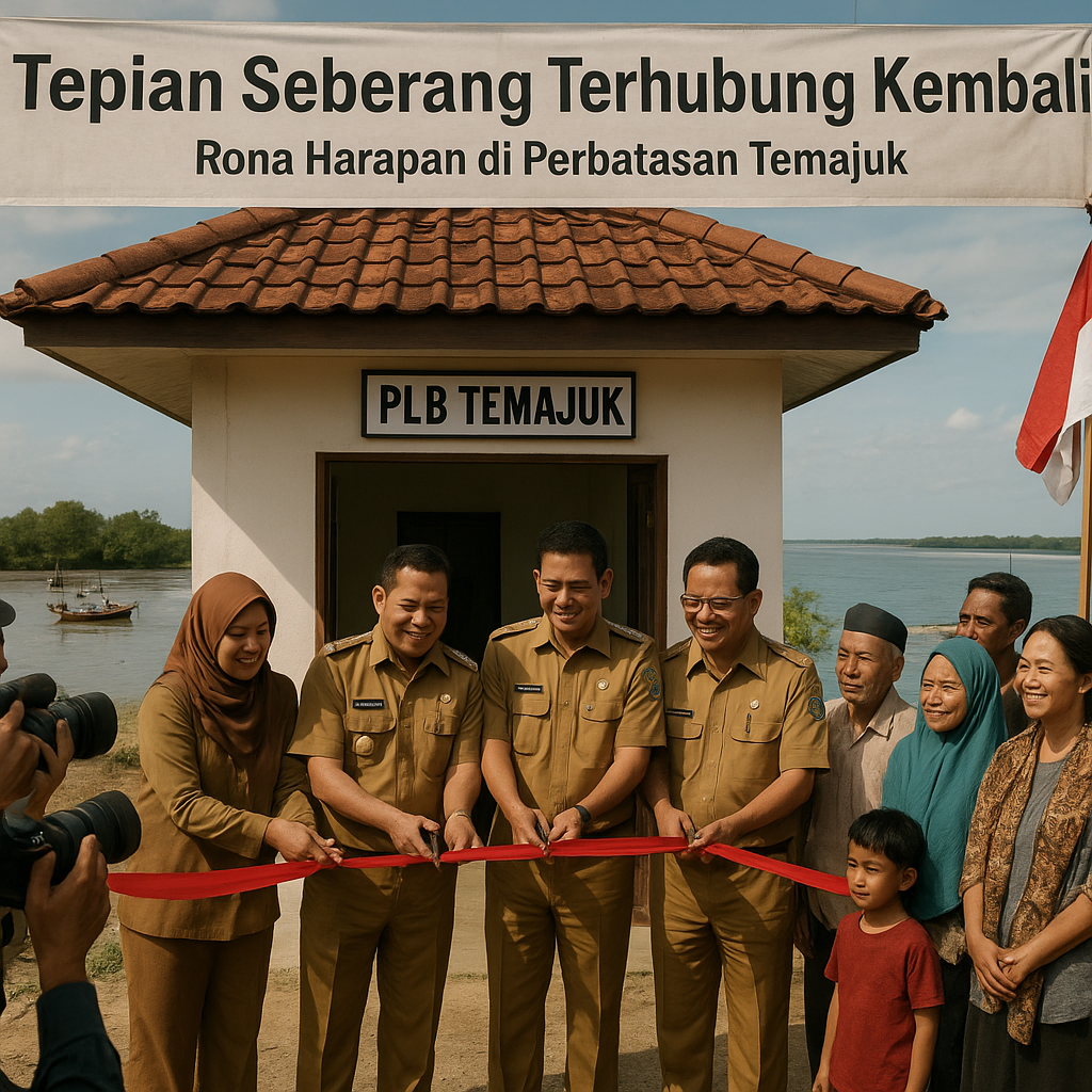 Tepian Seberang Terhubung Kembali: Rona Harapan di Perbatasan Temajuk