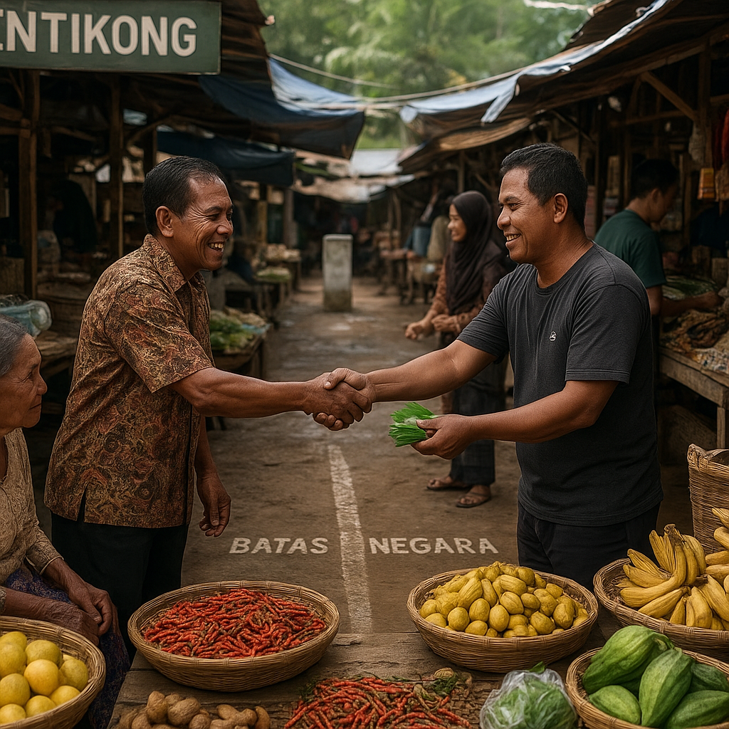 Warga Perbatasan Entikong: Antara Garis Imajiner dan Realita Silaturahmi
