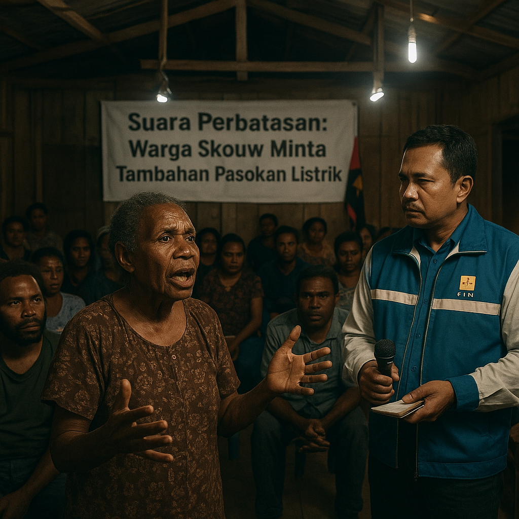 Suara Perbatasan: Warga Skouw Minta Tambahan Pasokan Listrik