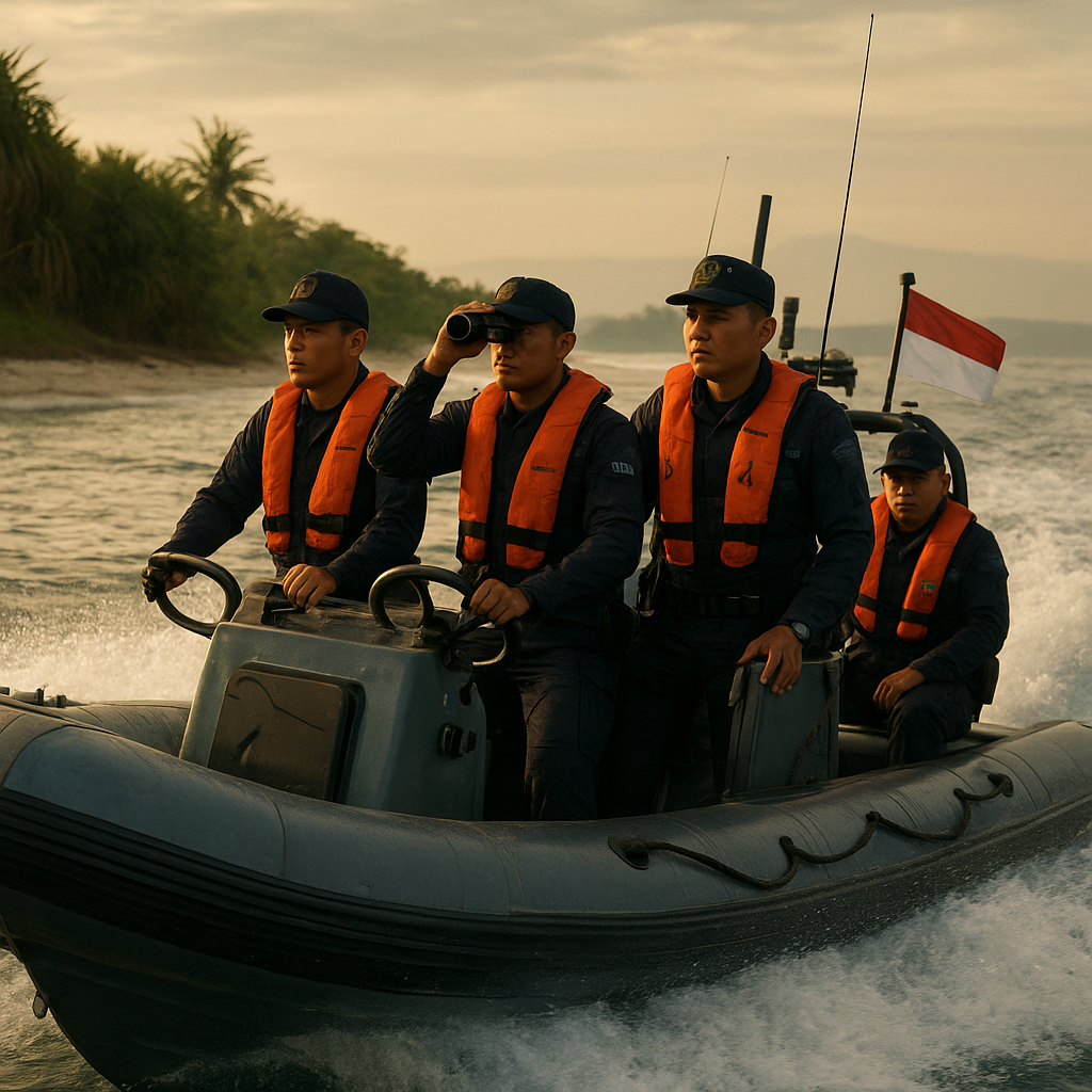 Patroli di Teluk Cenderawasih: TNI AL Perketat Jaring di Perairan Perbatasan RI-PNG