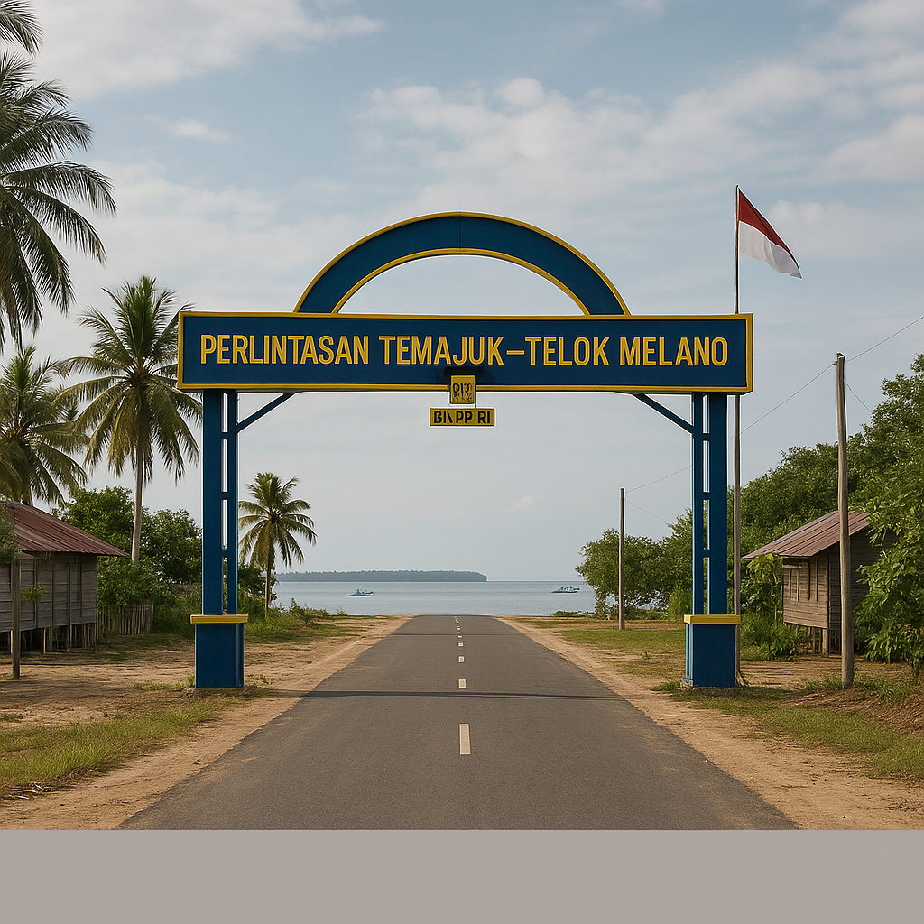BNPP RI Reaktivasi Jalur Perlintasan Temajuk–Telok Melano di Perbatasan Indonesia–Malaysia