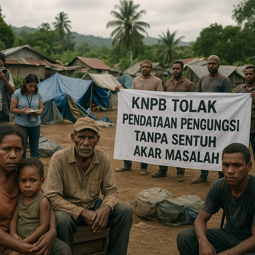 Suara dari Dekai: KNPB Tolak Pendataan Pengungsi Tanpa Sentuh Akar Masalah