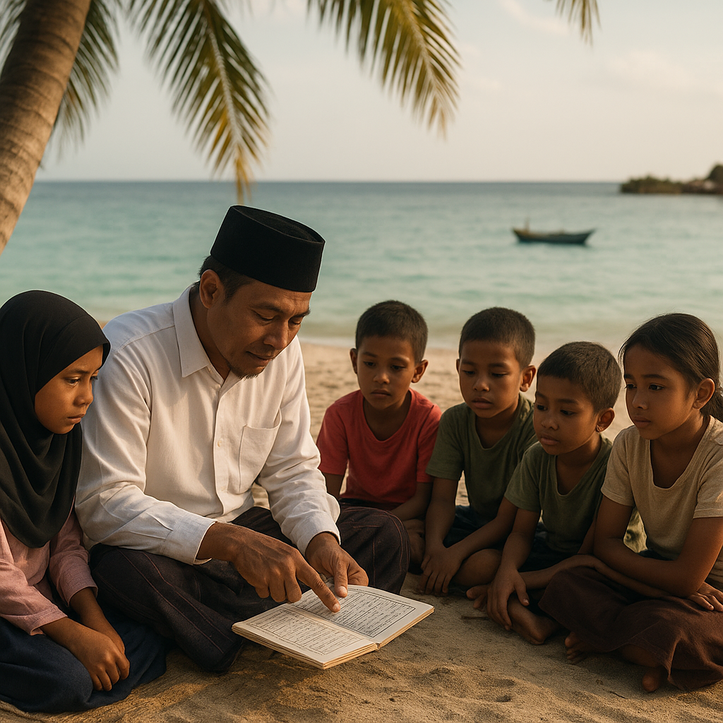 Kisah Nasionalisme di Ujung Timur: Guru Ngaji di Pulau Terluar, Sinar di Antara Lautan