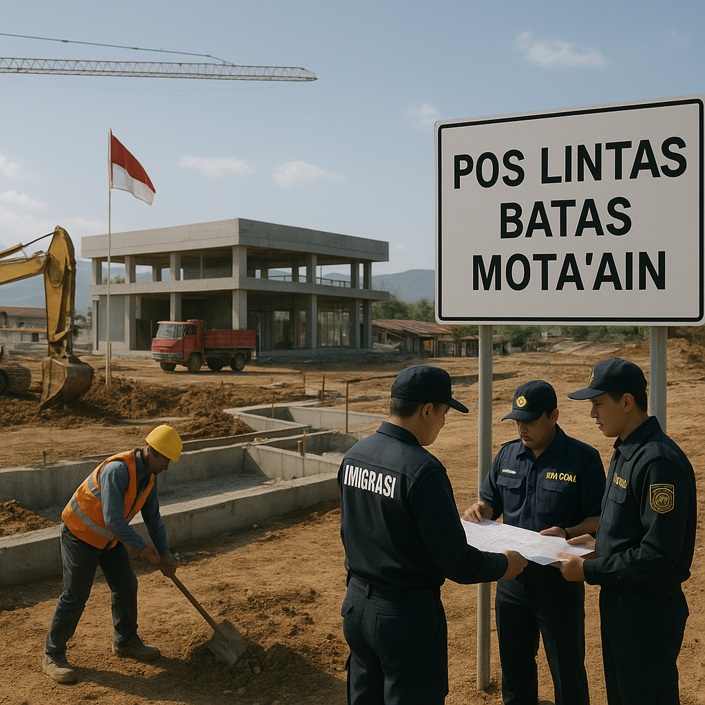 Potret Garis Depan: Pembangunan Pos Lintas Batas Baru di Mota'ain, Atambua