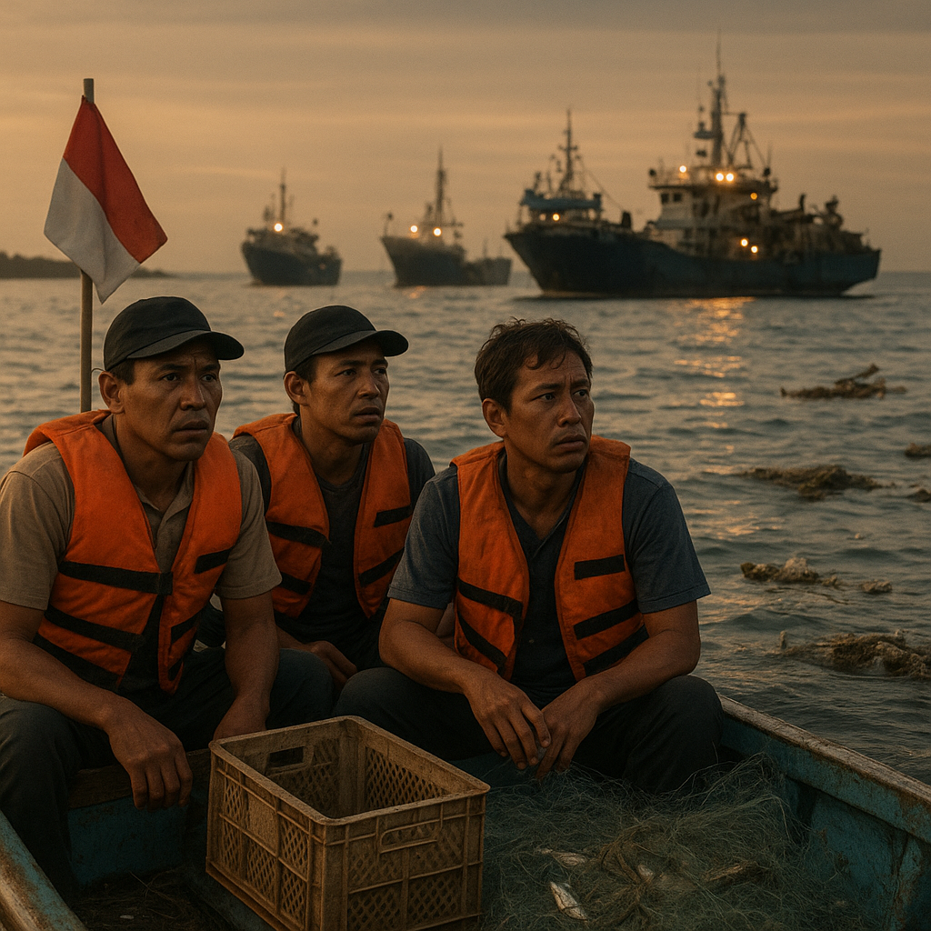 Nelayan Perbatasan Natuna Resah, Kapal Asing Semakin Berani Masuk Wilayah Indonesia