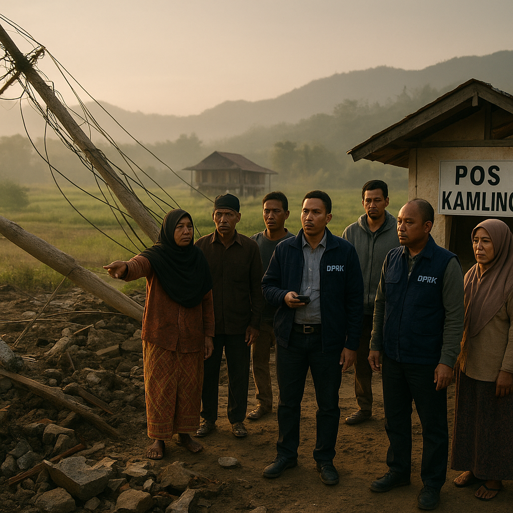 Suara Darurat dari Garis Abu-Abu: Warga Perbatasan Abdya Bangun Pagi dengan Puing Fasilitas Umum