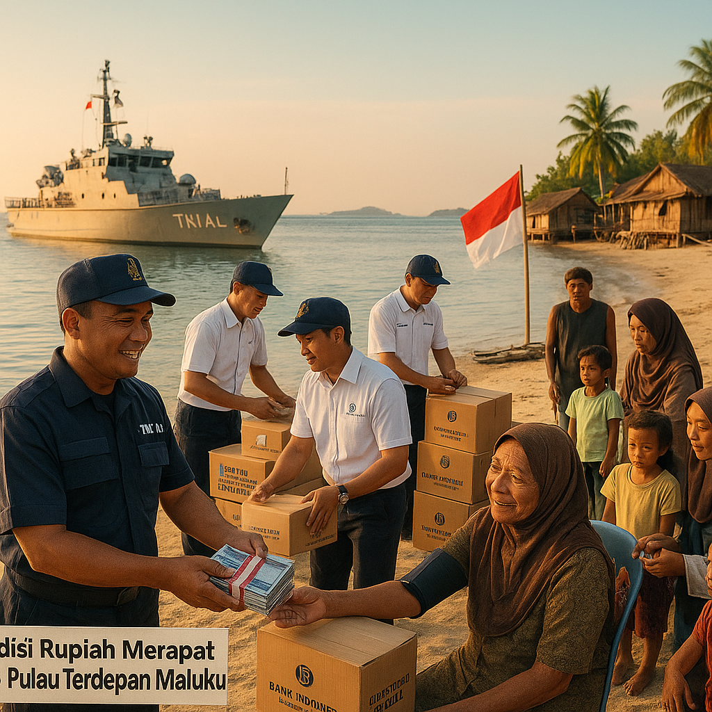 Ekspedisi Rupiah Merapat ke Lima Pulau Terdepan Maluku, Simbol Kedaulatan di Tengah Laut