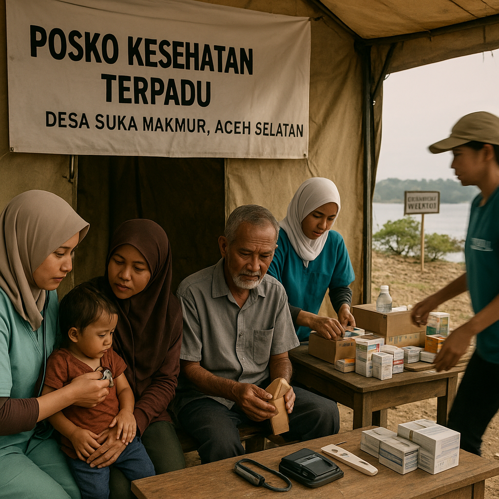 Posko Kesehatan di Perbatasan Aceh: Pelayanan Tanpa Batas