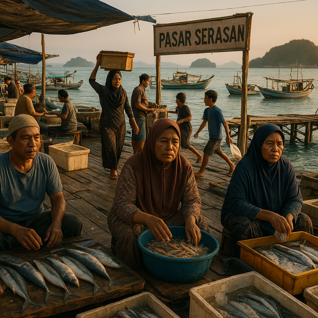 Pasar Serasan: Jantung Ekonomi Warga Pulau Terluar yang Terus Berdenyut