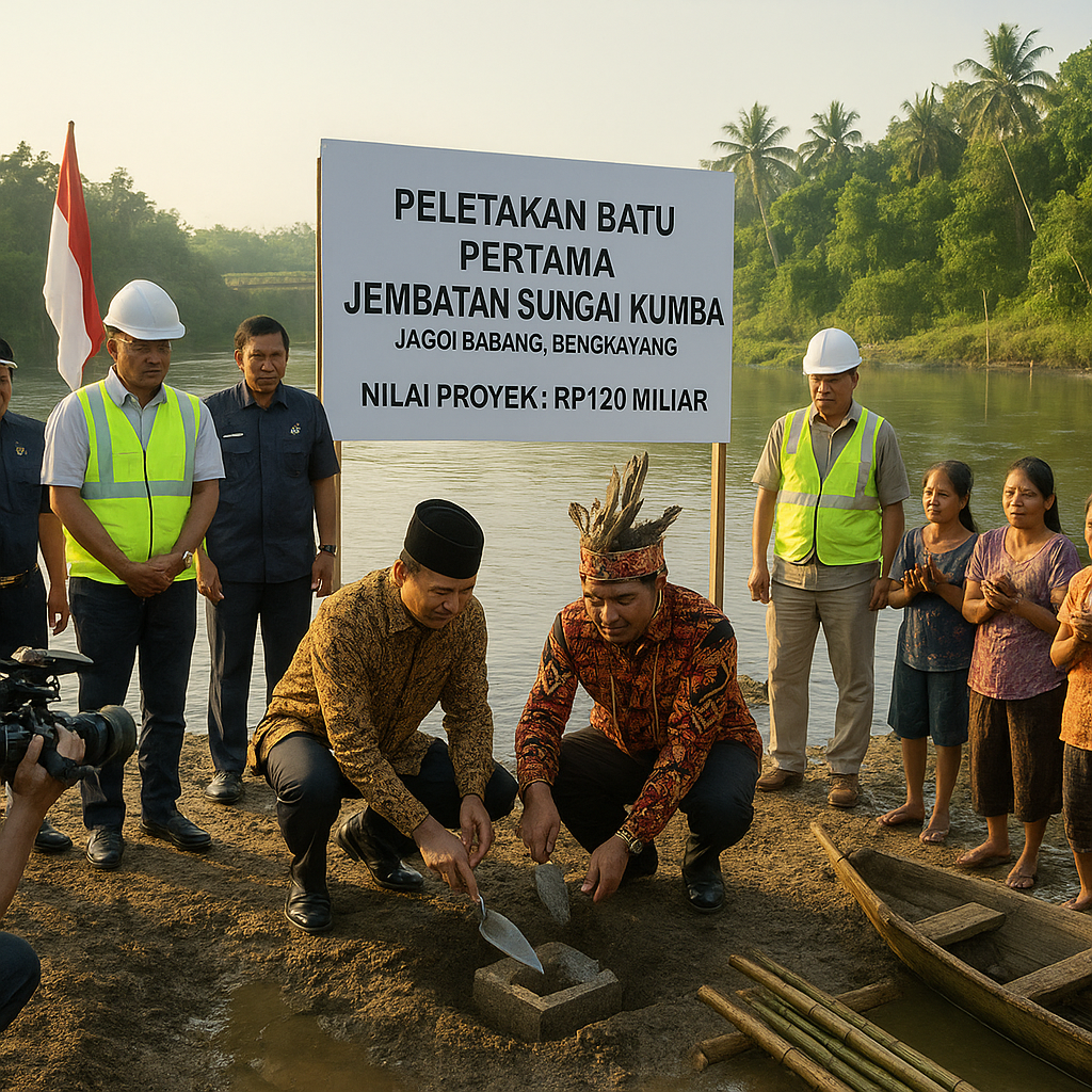 Groundbreaking Jembatan Perbatasan Jagoi Babang: Mimpi Baru bagi Warga Dua Negara