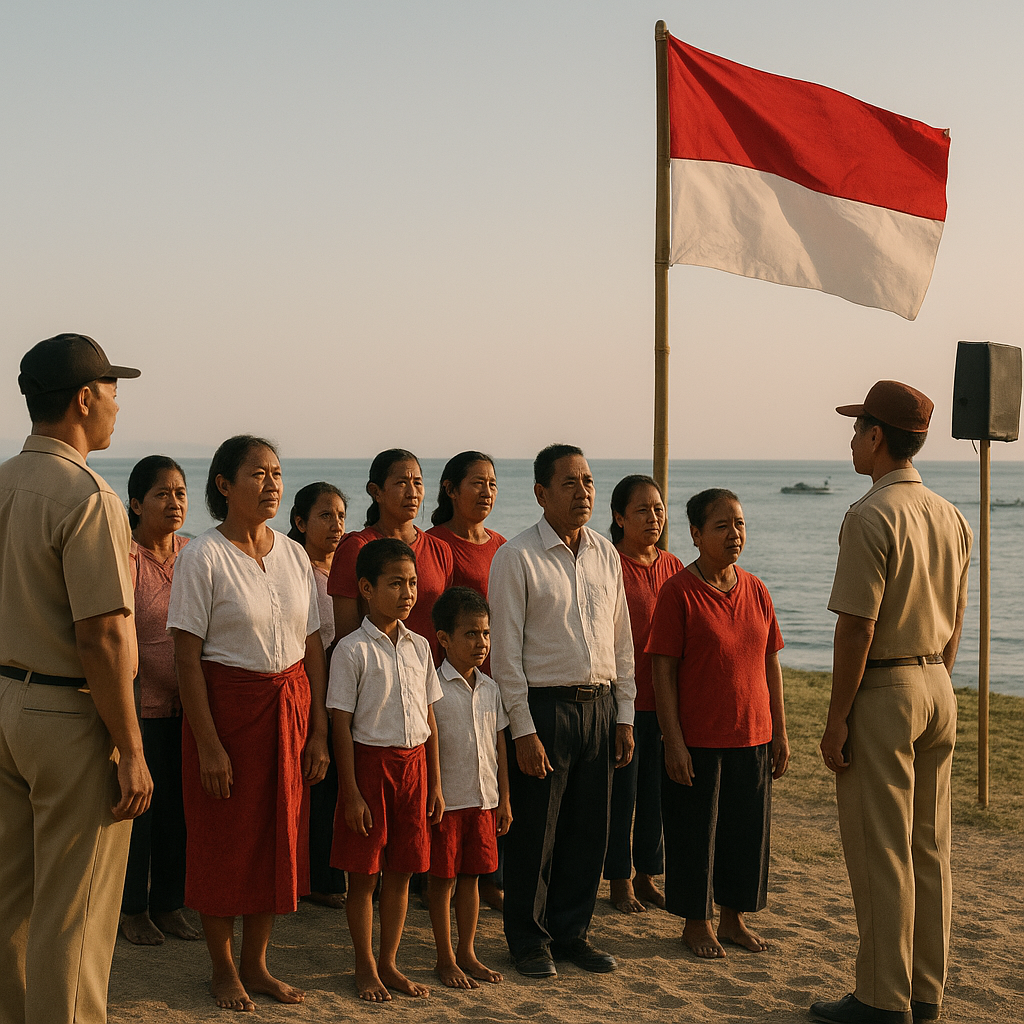Kisah di Ujung Negeri: Upacara HUT RI di Pulau Terluar Perbatasan Timor Leste
