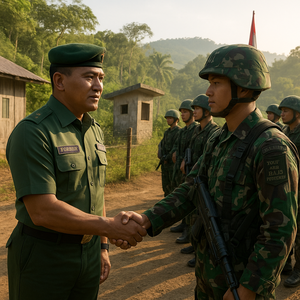 Pangdam VI/Mulawarman cek kesiapan satuan perbatasan di Malinau