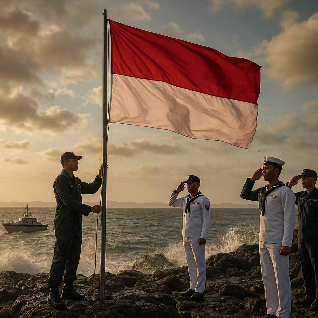 Upacara Bendera di Pulau Terluar: Semangat Merah Putih di Karang Unarang