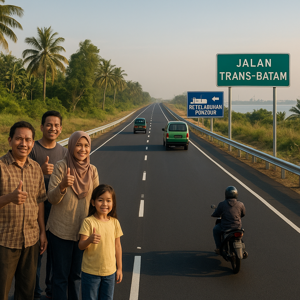 Jalan Trans-Batam: Jalur Maut yang Kini Beraspal Halus, Warga Batam Lega