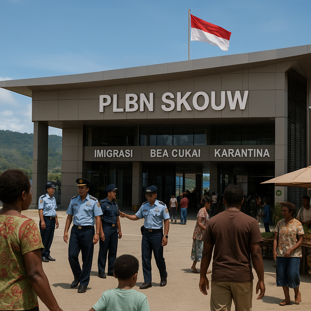 PLBN Skouw: Gerbang Masa Depan Warga Perbatasan Jayapura