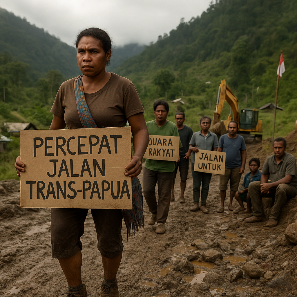 Suara Rakyat: Warga Perbatasan Papua Minta Jalan Trans-Papua Dipercepat