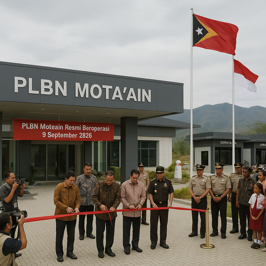 PLBN Motaain Resmi Beroperasi, Gerbang Baru Aktivitas Lintas Batas di NTT