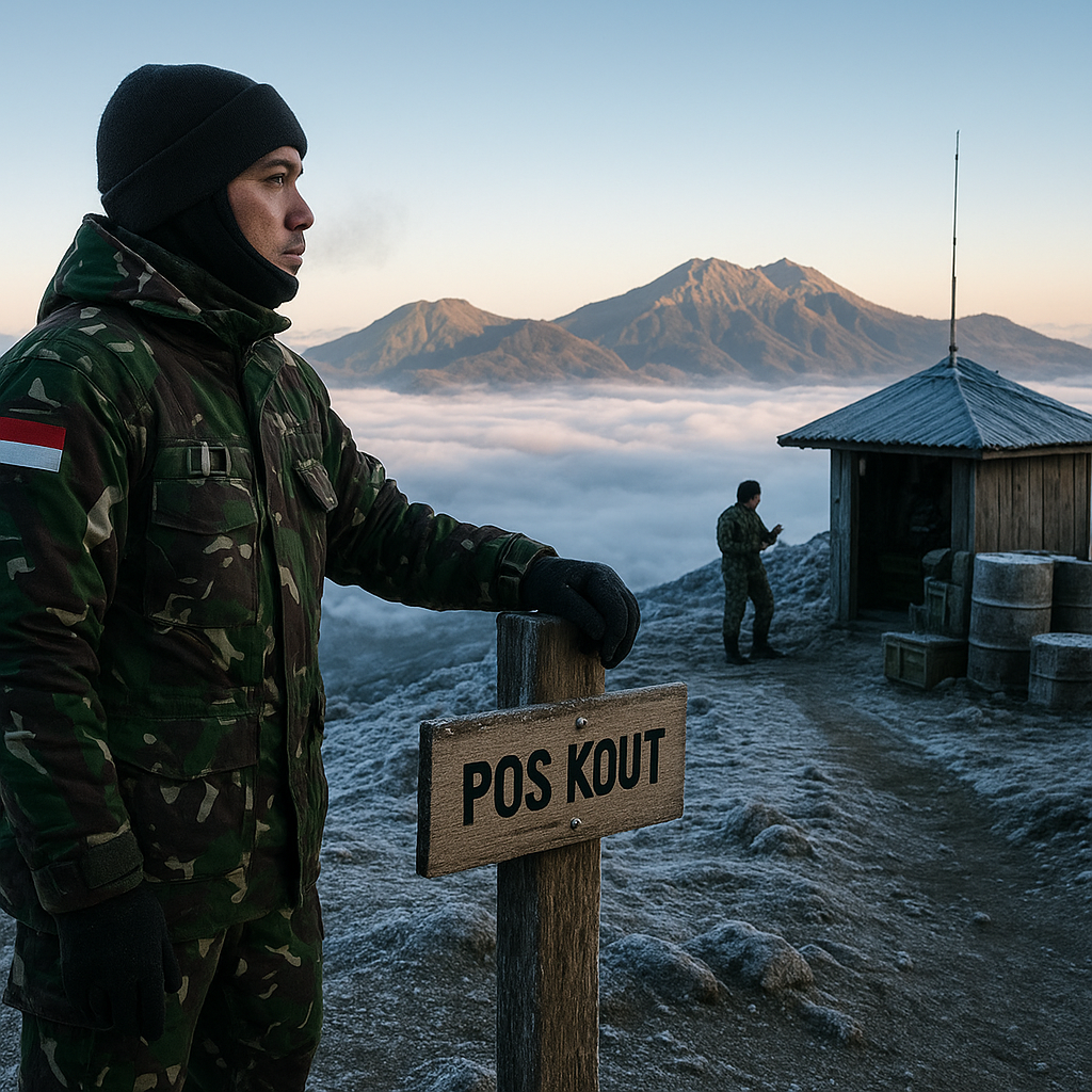 Menjaga Garis di Atas Awan: Kisah Prajurit TNI di Pos Terdingin Indonesia, Papua