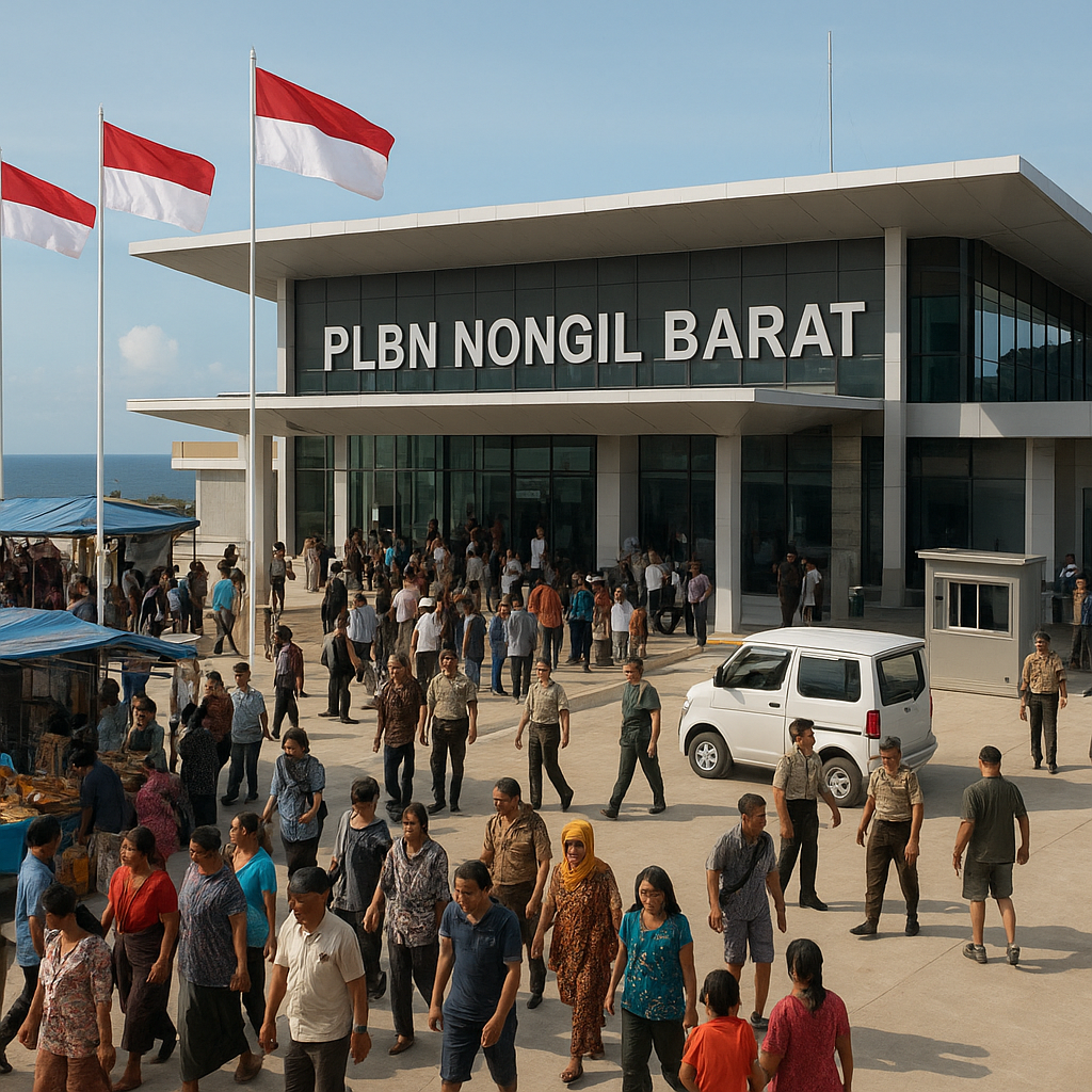 Dengan Pedoman dari Segenap Lautan, PLBN Nongil Barat Dirujuk Jadi Gerbang Ekonomi Baru