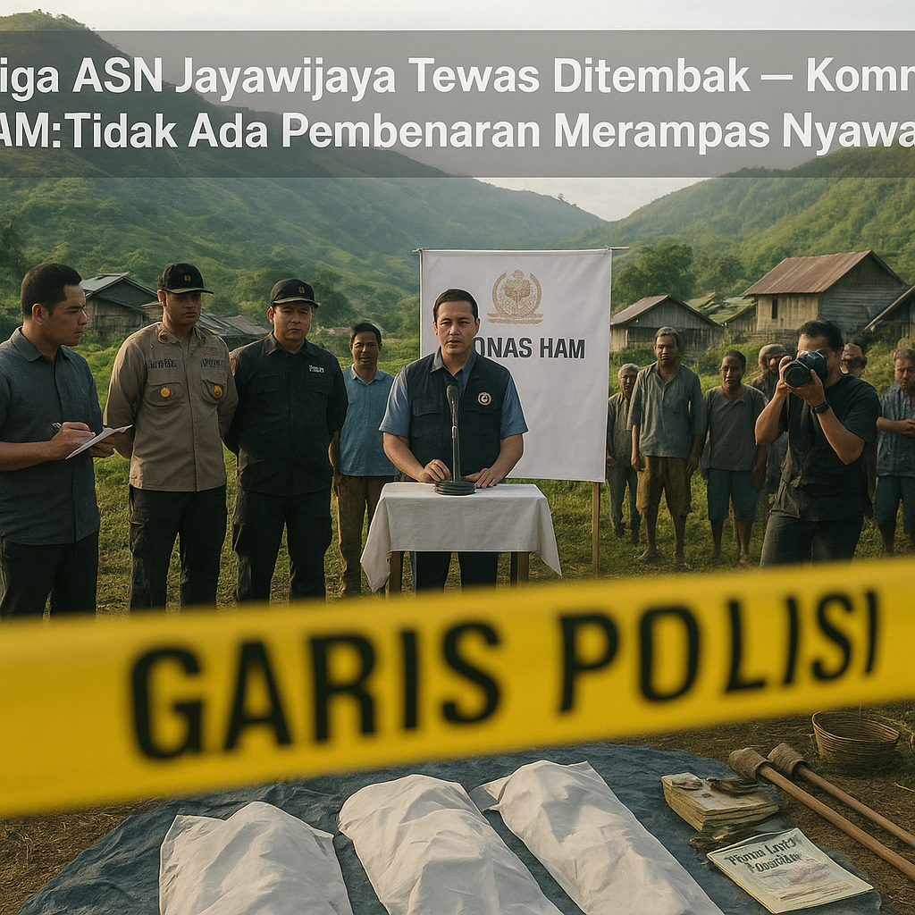 Tiga ASN Jayawijaya Tewas Ditembak, Komnas HAM: Tidak Ada Pembenaran Merampas Nyawa Warga Sipil