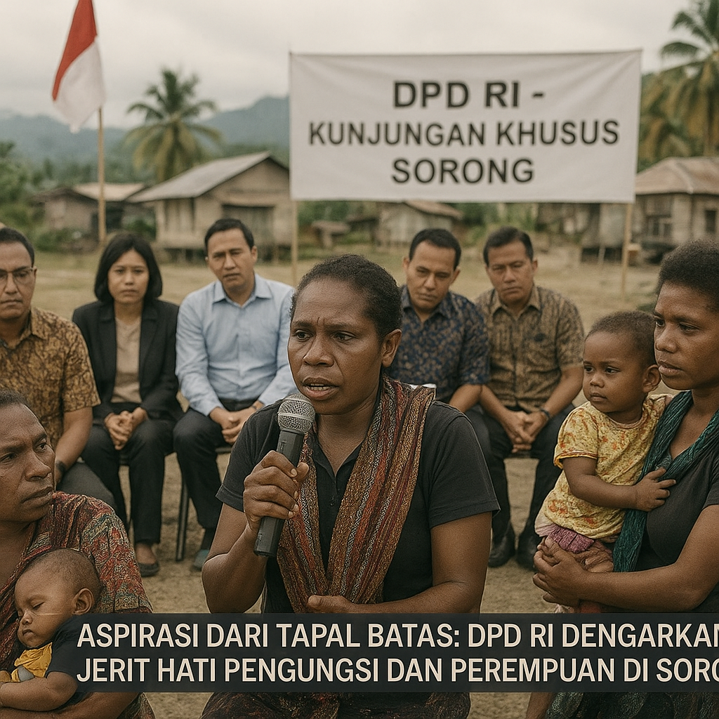 Aspirasi dari Tapal Batas: DPD RI Dengarkan Jerit Hati Pengungsi dan Perempuan di Sorong