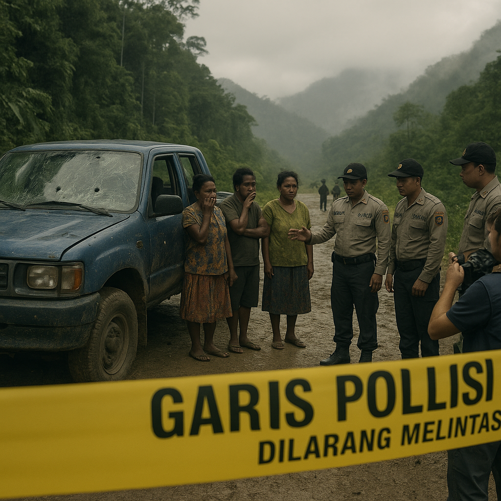 TPNPB Klaim Tembak Mati Sopir di Jalur Trans Wamena-Nduga, Warga Diminta Kosongkan Wilayah Konflik