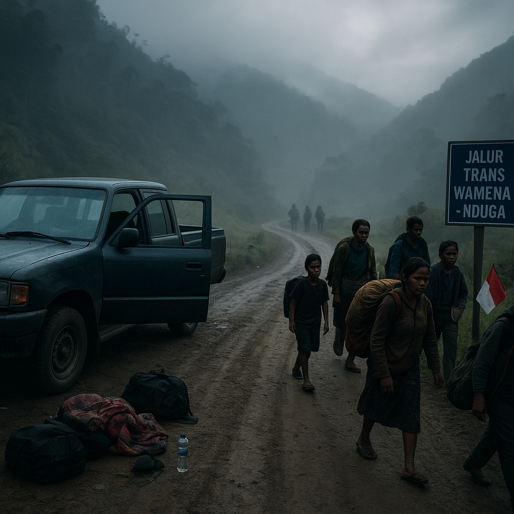 TPNPB Klaim Tembak Mati Sopir di Jalur Trans Wamena-Nduga, Warga Diminta Kosongkan Wilayah Konflik