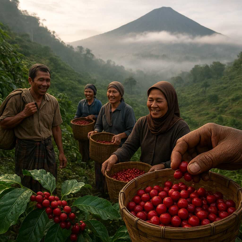 Perbatasan Nunukan: Petani Dataran Tinggi Panen Kopi Arabika di Lereng Gunung