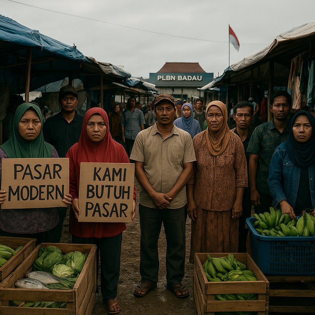 Warga PLBN Badau Harapkan Pasar Modern untuk Tingkatkan Ekonomi
