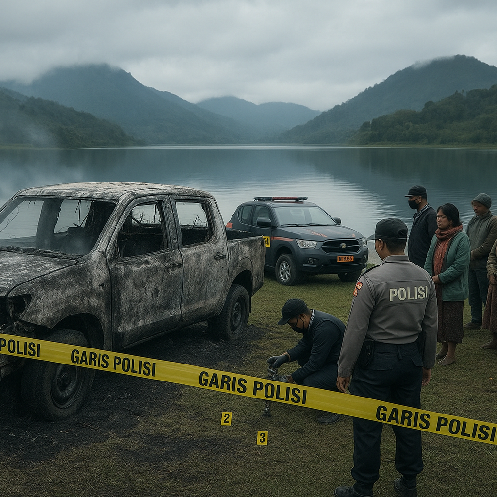 KKB Papua Kembali Berulah, Sopir Angkutan Logistik Tewas di Danau Habema, Mobil Dibakar