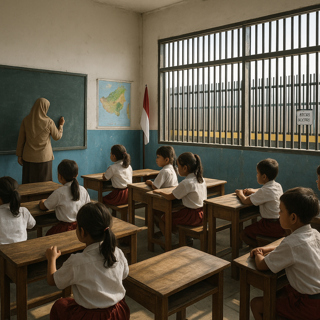 Potret Sekolah Tapal Batas di Pulau Sebatik: Belajar di Bawah Bayang-Bayang Pagar Negara