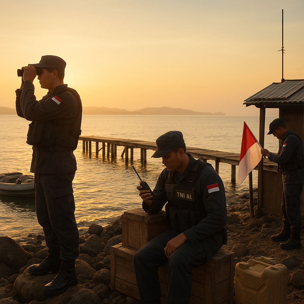 Penjaga Pantai Sawo-Lahewa: Berjaga di Pulau Terluar Sumatera, Matahari Terbit dari Seberang