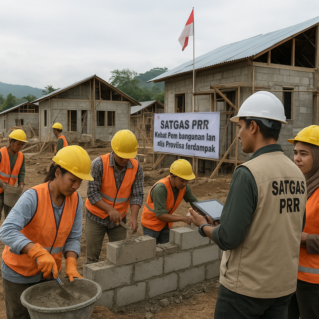 Satgas PRR Kebut Pembangunan Huntap di 3 Provinsi Terdampak, Hunian Layak Berangsur Terpenuhi