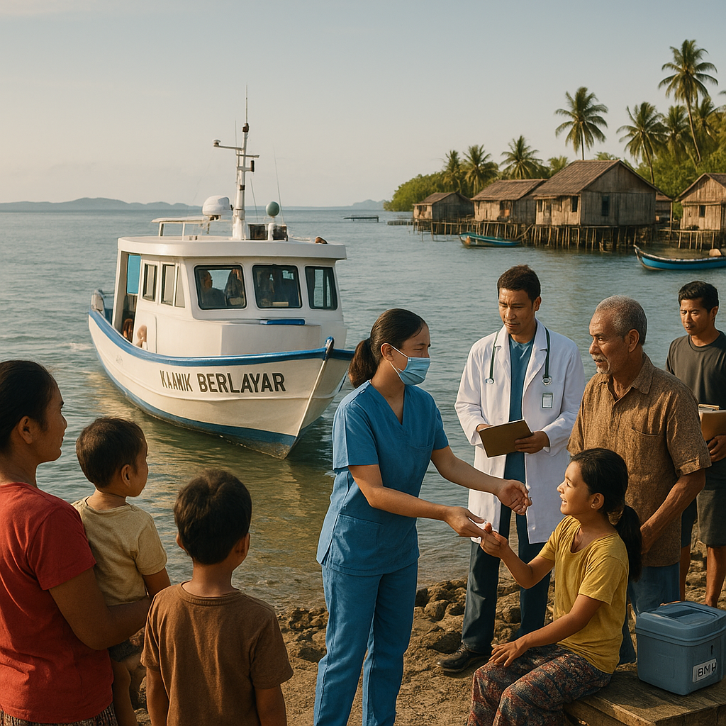 Klinik Berlayar: Layanan Kesehatan Gratis Menjangkau 5 Desa di Pulau Terluar Morotai