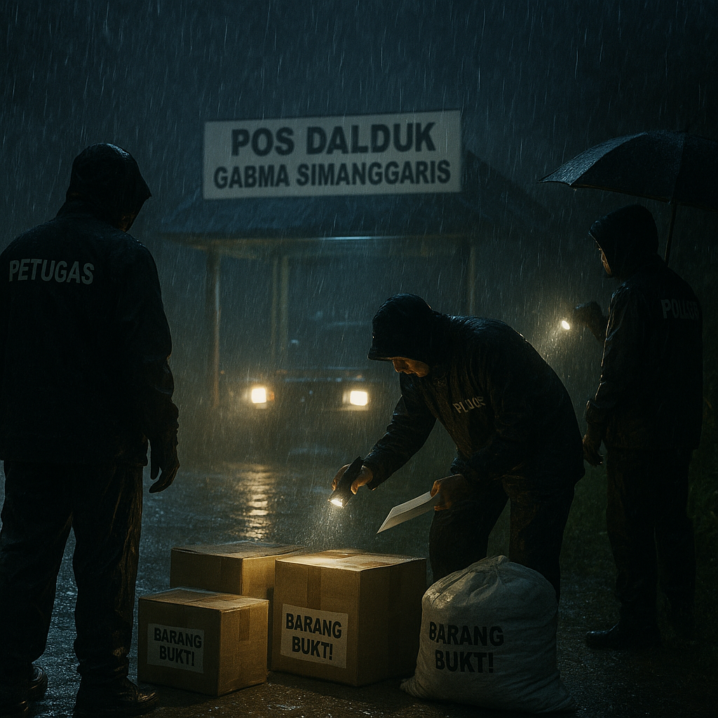 Gagalkan Penyelundupan 5.000 Detonator di Simanggaris, Hujan Lebat Hambat Pengejaran