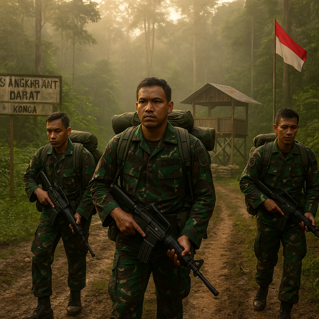Pos Angkatan Darat di Konga, Kalimantan Utara: Benteng Kedaulatan dan Penjaga Perbatasan Hutan