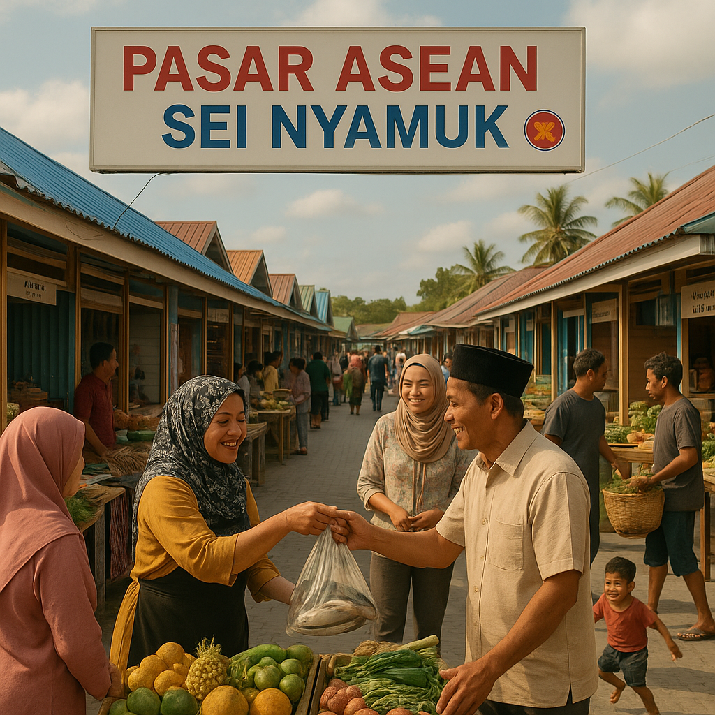 Pasar ASEAN di Sei Nyamuk, Perbatasan Nunukan: Harapan Ekonomi Baru bagi Warga Pulau Sebatik