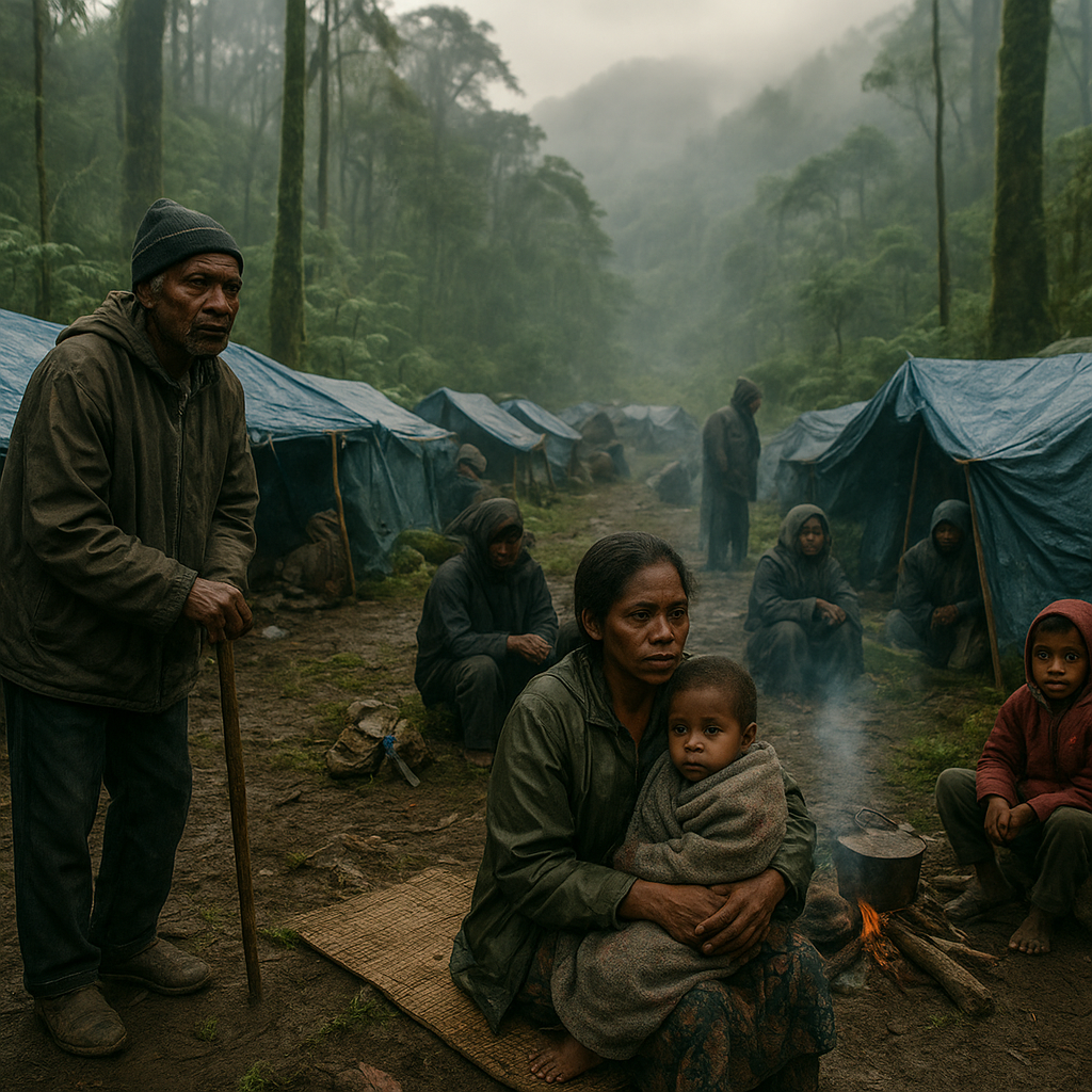 Laporan Pengungsi Papua: Hidup Terjepit di Hutan, Jauh dari Kampung Halaman