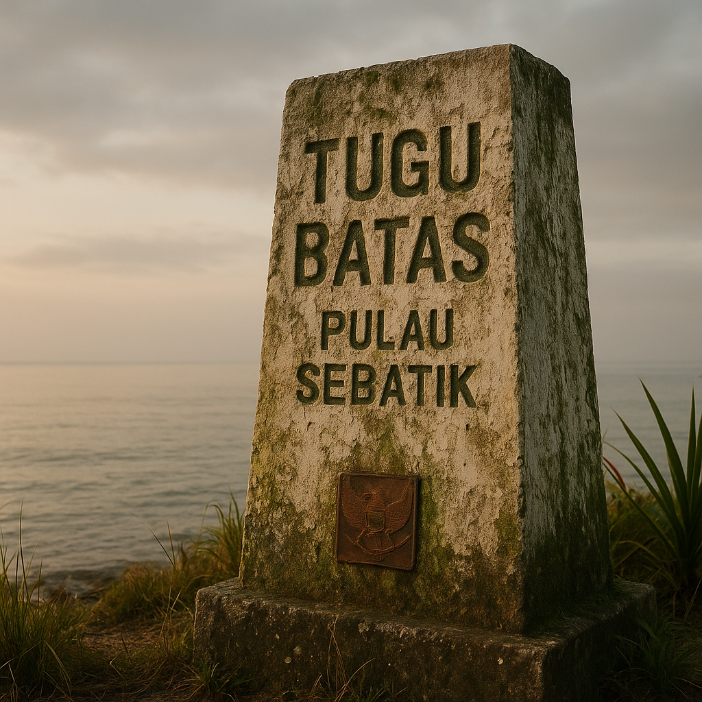 Sejarah Berulang: Tugu Batas di Pulau Sebatik Jadi Saksi Bisu Perubahan Zaman