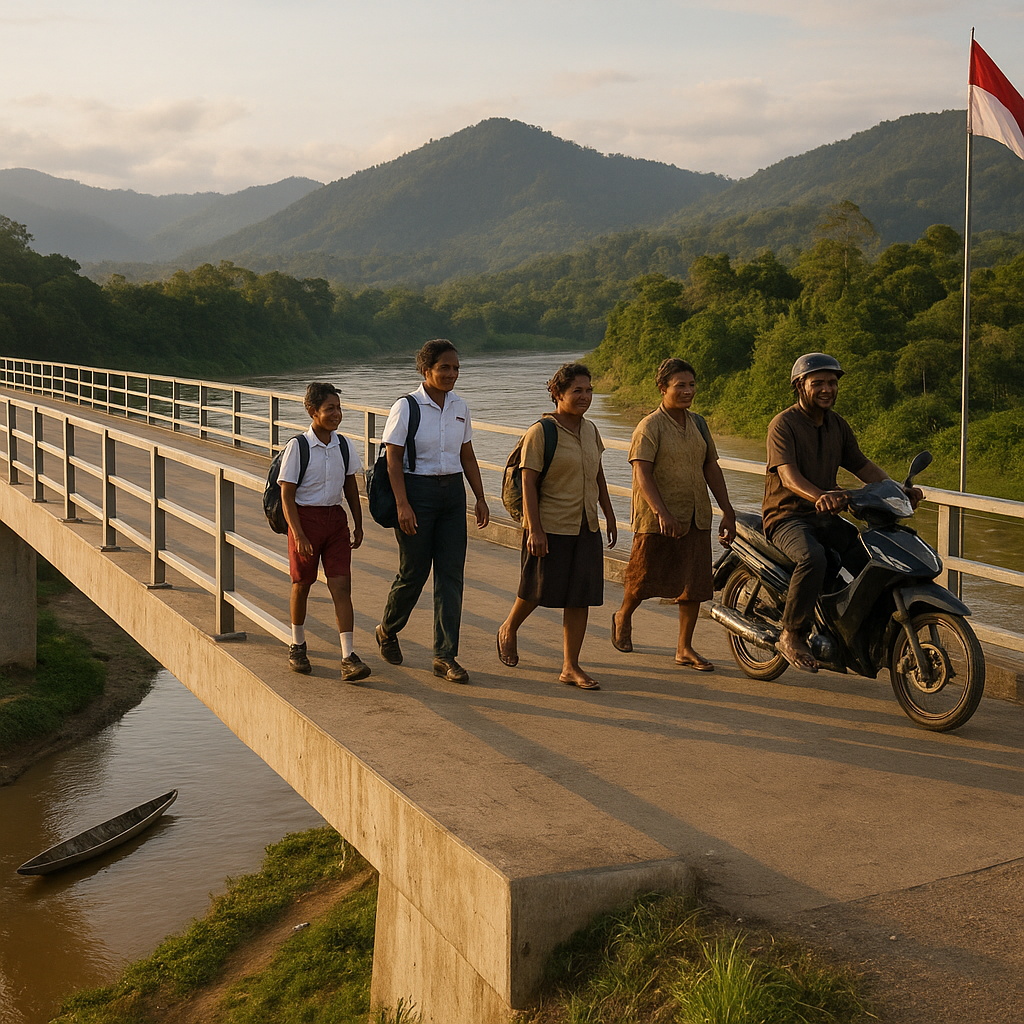 Proyek Jembatan Airy di Wilayah 3T: Akses Warga Papua Kini Lebih Pendek