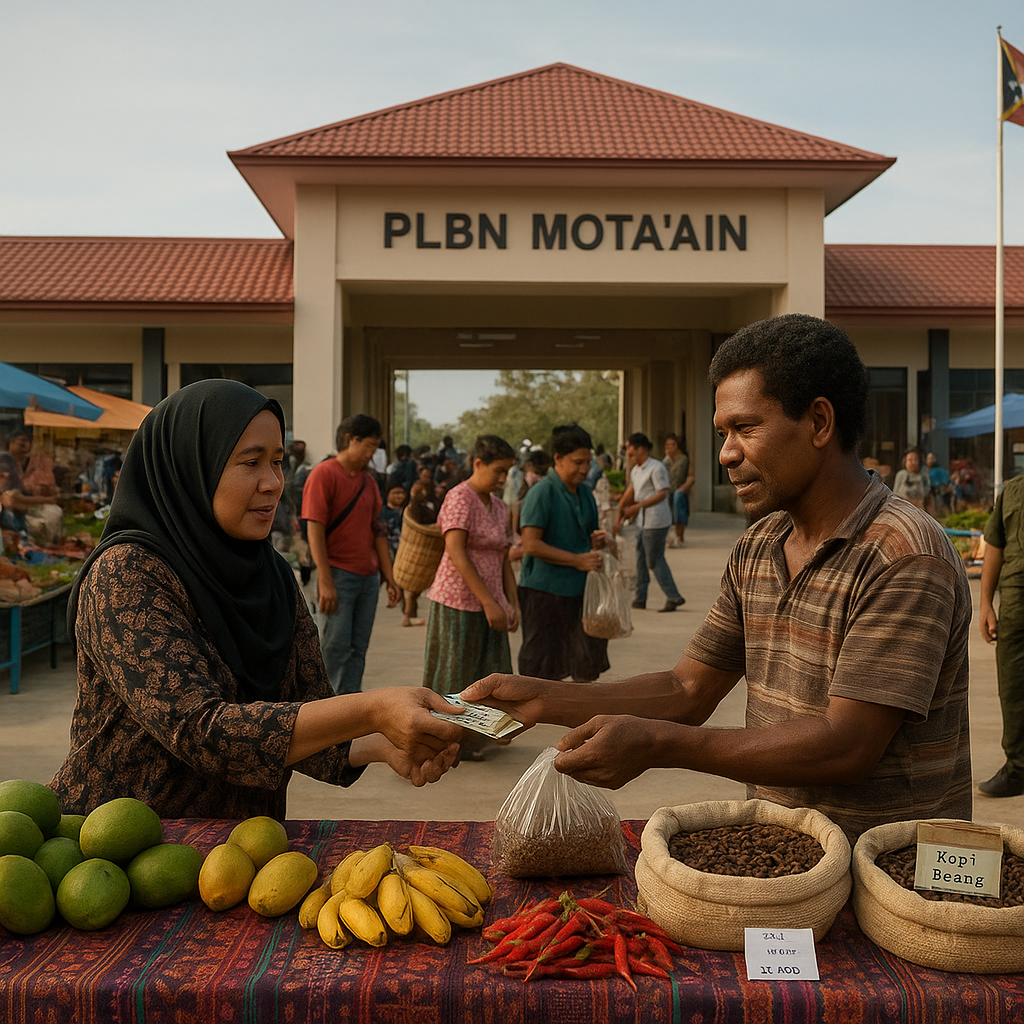 PLBN Motaain: Pasar Lintas Batas yang Menyatukan Dua Bangsa