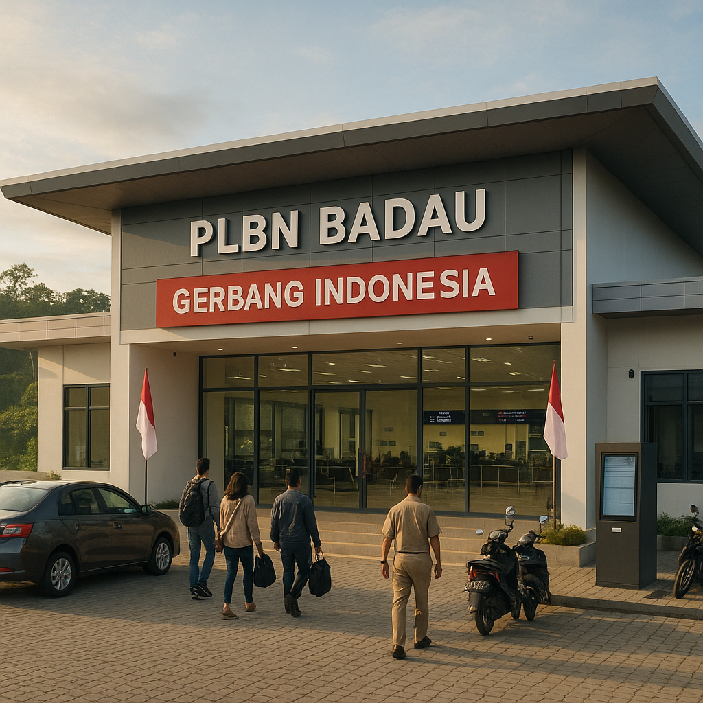 PLBN Badau, Gerbang Indonesia di Kalimantan yang Kini Bersolek