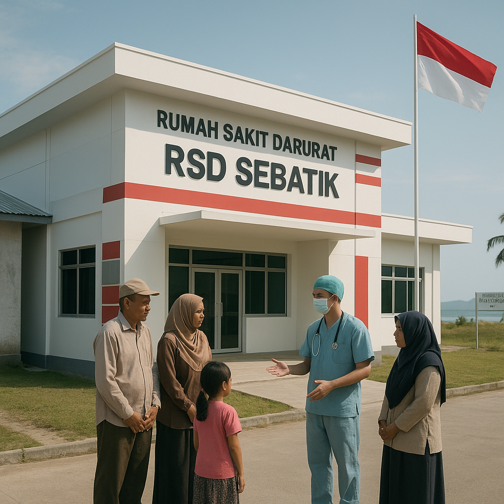 RSD di Sebatik, Warga Perbatasan Kini Punya Rumah Sakit Darurat Modern