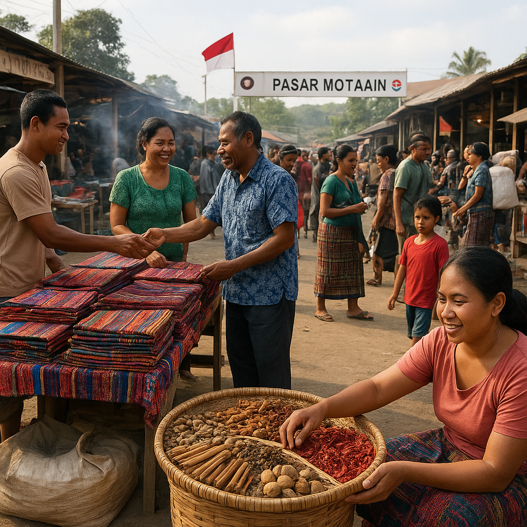 Pasar Perbatasan Motaain: Semarak Dagang Rempah Timor-Tengah Selatan