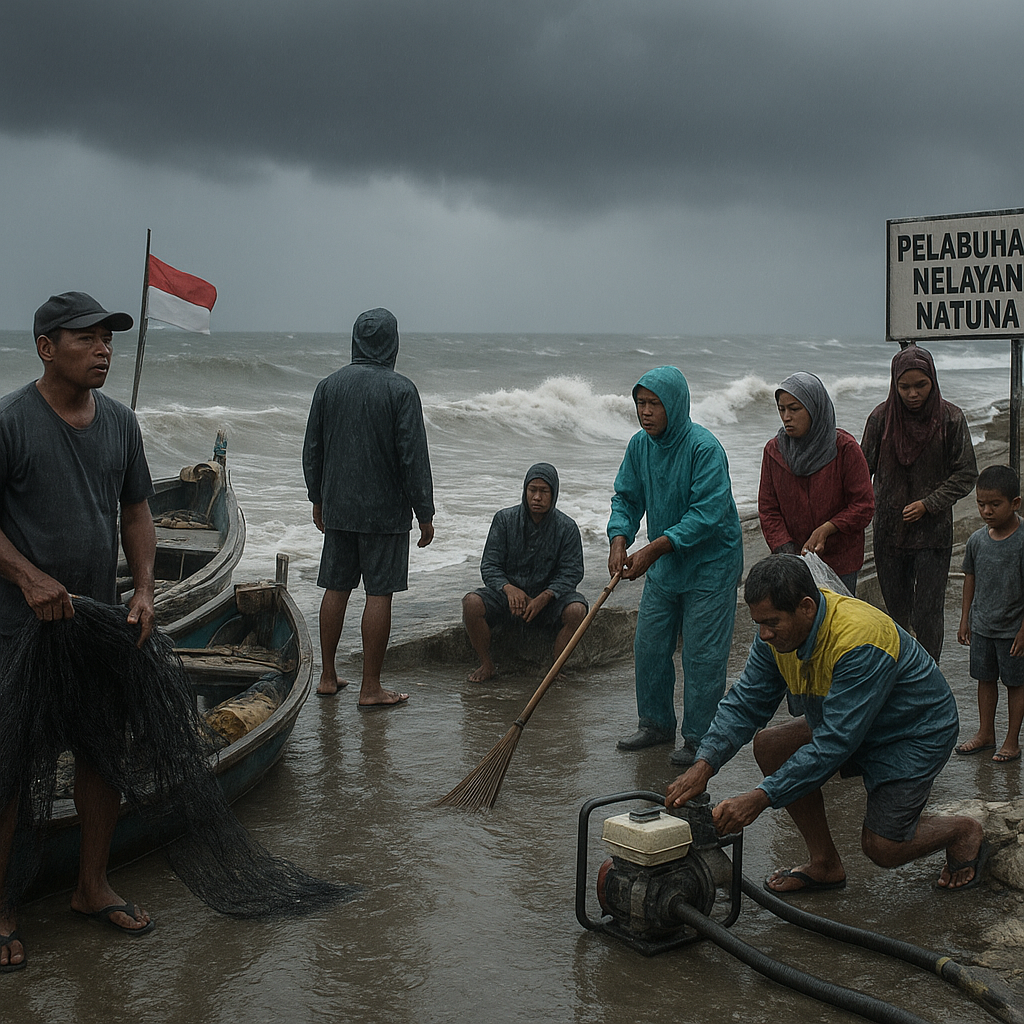 Hujan Semenanjung dan Perjuangan Warga Natuna: Bertahan di Tengah Terjangnya Laut Cina Selatan