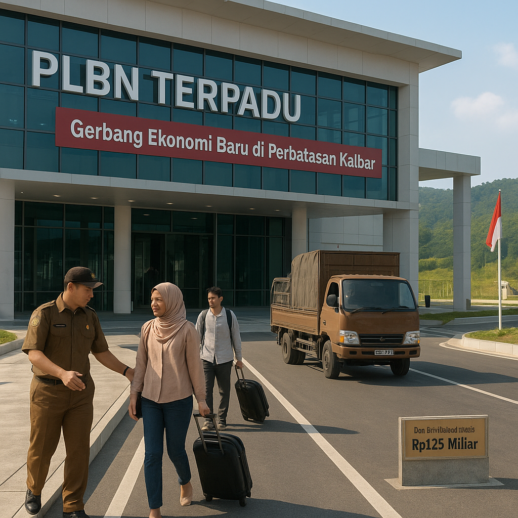 PLBN Terpadu Entikong Siap Jadi Gerbang Ekonomi Baru di Perbatasan Kalbar