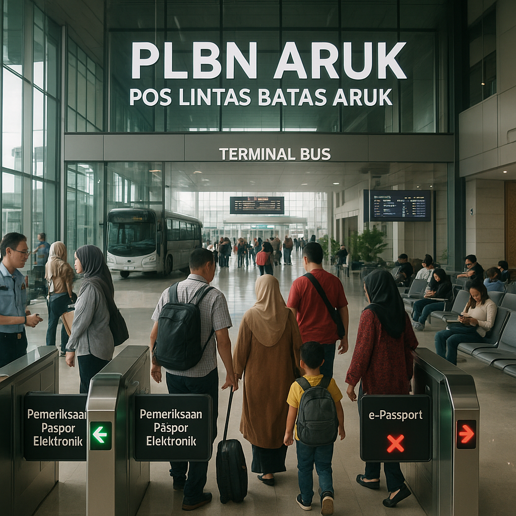 Pos Lintas Batas Aruk Siap Beroperasi Penuh, Sambut Arus Mudik