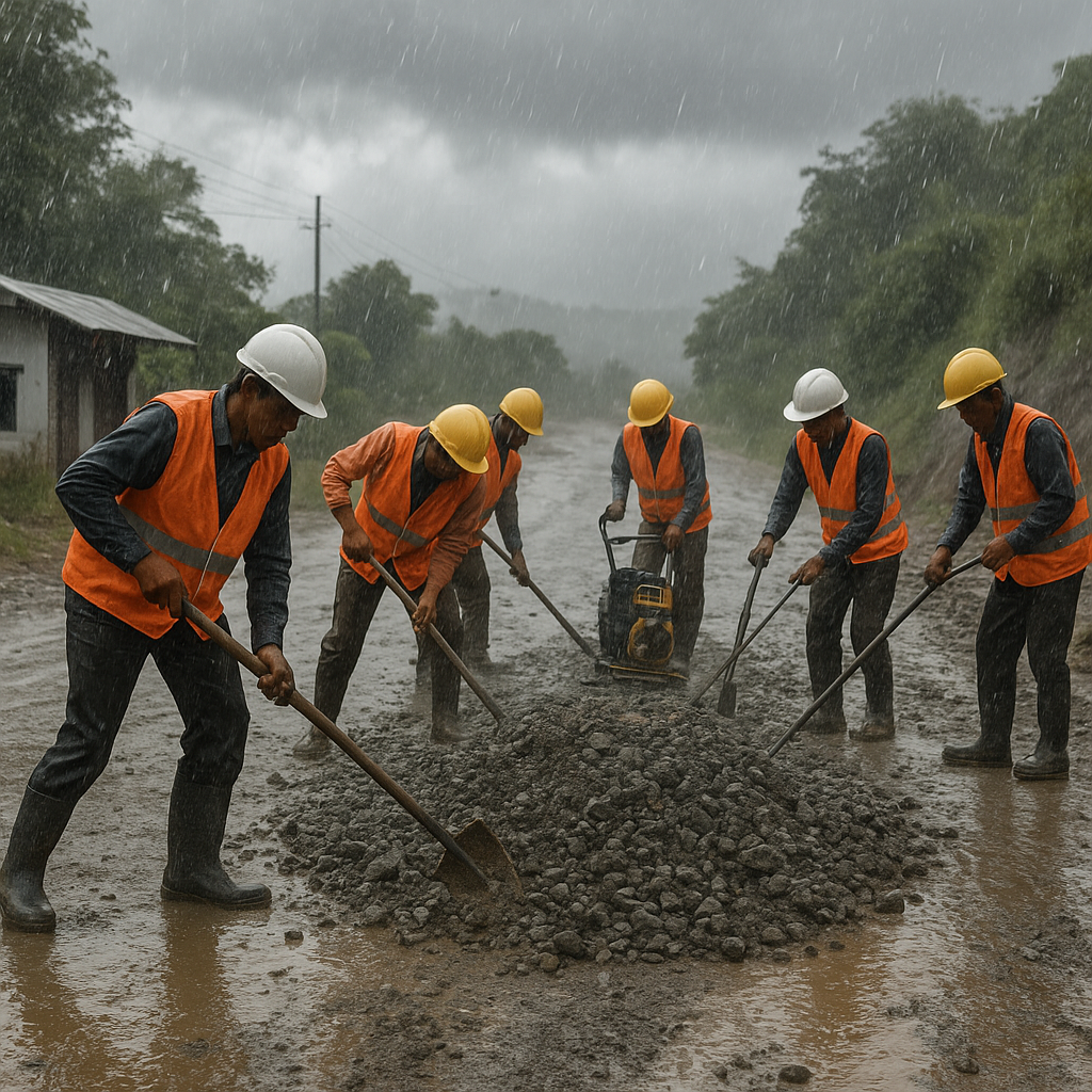 Hujan, Lahar, dan Jalan Perbatasan yang Mulai Membaik