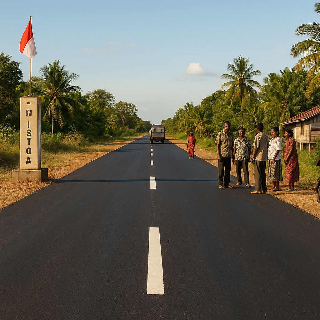 Jalan Mulus Perbatasan Timur: Infrastruktur Membuka Isolasi di Merauke